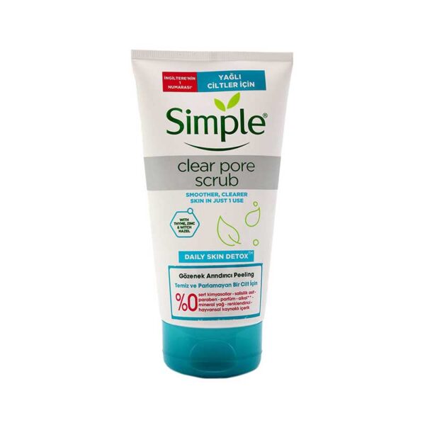 اسکراب پاک کننده منافذ سيمپل مدل Simple Clear Pore Scrub