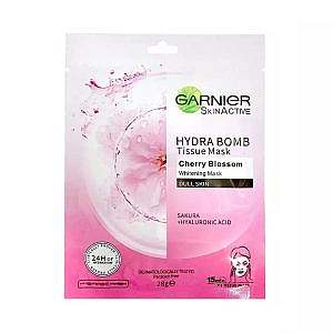 ماسک ورقه ای صورت گارنیر حاوی شکوفه گیلاس GARNIER Seaweed Cherry Blossom