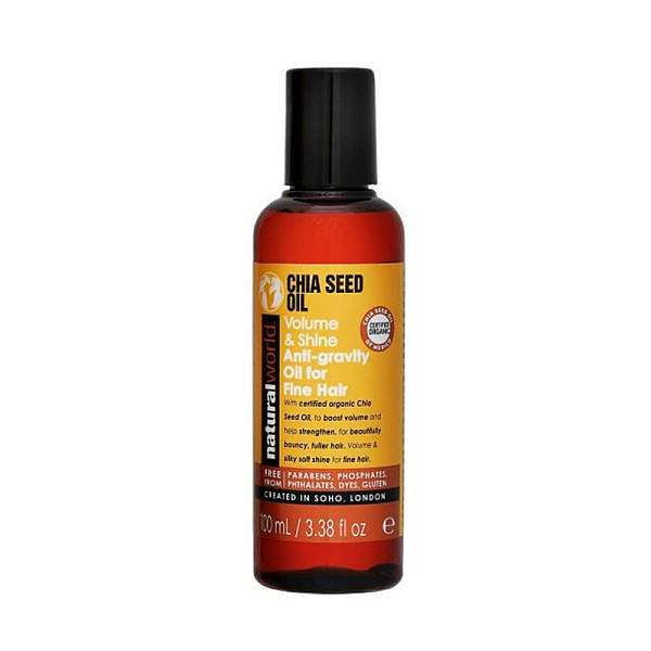 سرم مو روغن دانه چیا نچرال ورلد Natural World Chia Seed Oil 100ml