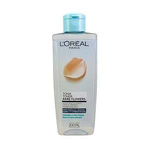 تونر پاک کننده صورت اورال LOreal Rare Flowers حجم 200 میلی لیتر