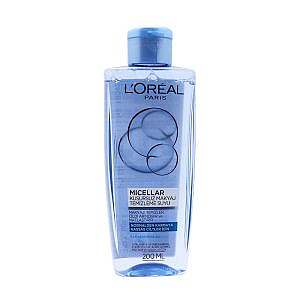 محلول پاک کننده چشم و صورت لورال میسلار LOreal MICELLAR حجم 200 میلی لیتر