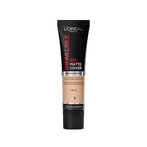 کرم پودر ۳۲ ساعته تیوپی لورال مدل 32h Matte Cover حجم 30 میل L'oreal