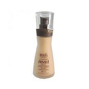 کرمپودر مات بیولیک مدل Comfort Matte مناسب انواع پوست با SPF15 حجم 35 میل Biolik