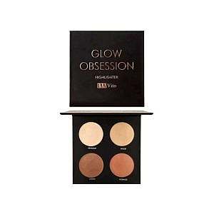 پالت هایلایتر لیاویتو مدل Liavito Glow Obsession Highlighter Palette
