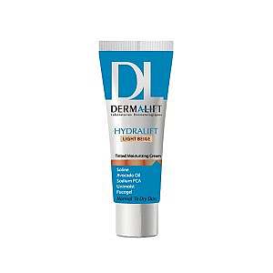 کرم مرطوب کننده رنگی پوست درمالیفت مدل Hydralift مناسب پوست معمولی تا خشک حجم 40 میل Dermalift