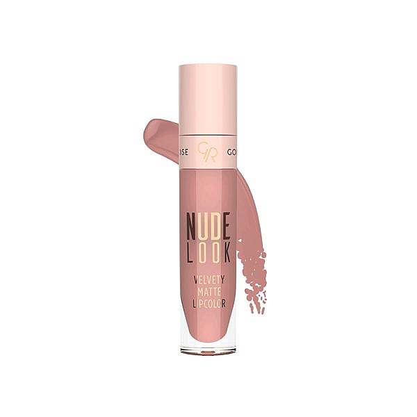 رژ لب مایع مات گلدن رز مدل Golden Rose Nude Look