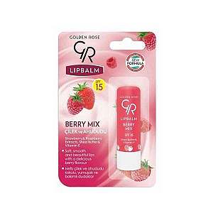 بالم لب گلدن رز مدل Mix Berry با Golden Rose SPF15