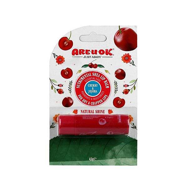 بالم مرطوب کننده لب آر یو اکی مدل Cherry Are U Ok