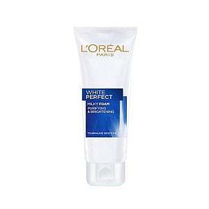 فوم پاک کننده و روشن کننده صورت لورال وایت پرفکت LOreal White Perfect حجم 100 میلی لیتر